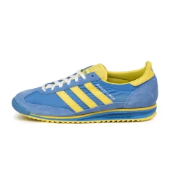 Leder Sneaker|Terrace Casual Sneaker*Adidas x Sporty & Rich SL 72 Real Blue / Light Yellow / Footwear White