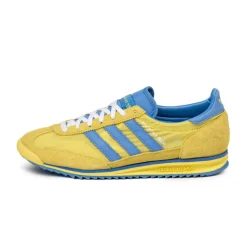 Leder Sneaker|Terrace Casual Sneaker*Adidas x Sporty & Rich SL 72 Light Yellow / Real Blue / Footwear White