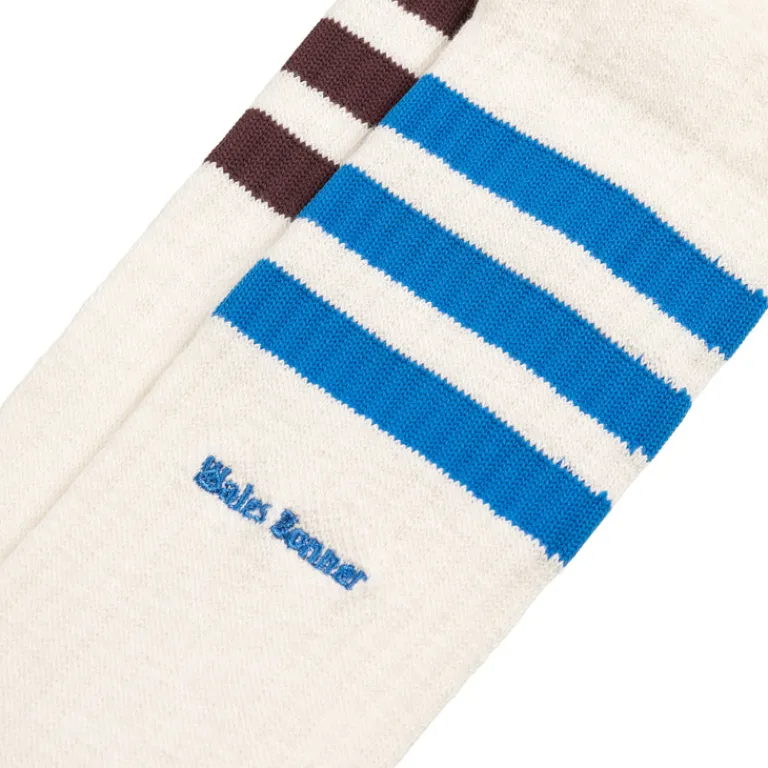 Socken*Adidas x Wales Bonner 3 Stripe Sock Chalk White / Chalk White