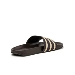 Vegane Sneaker|Mules & Slides*Adidas x Wales Bonner Adilette Dark Brown / Wonder White / Night Brown