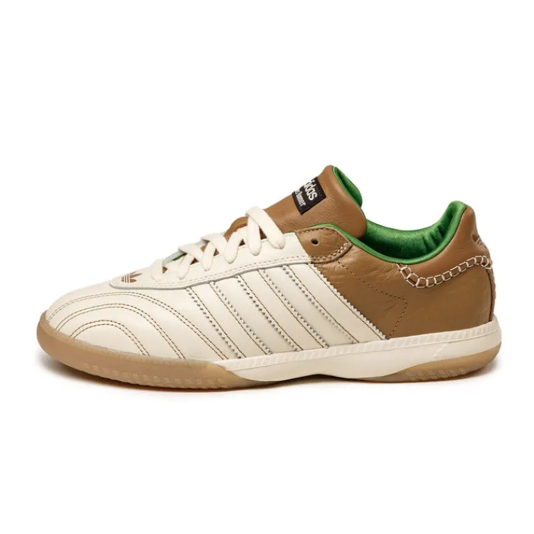 Leder Sneaker|Terrace Casual Sneaker*Adidas x Wales Bonner Samba Millennium *Elephant Nappa* Wonder White / Wonder White / None