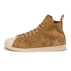 High-Top Sneaker|Leder Sneaker*Adidas x Wales Bonner Superstar Hi Supplier Color / Wonder White / Gold Metallic