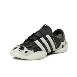 Leder Sneaker*Adidas Y-3 Regu 2002 Black / Aluminium / Aluminium