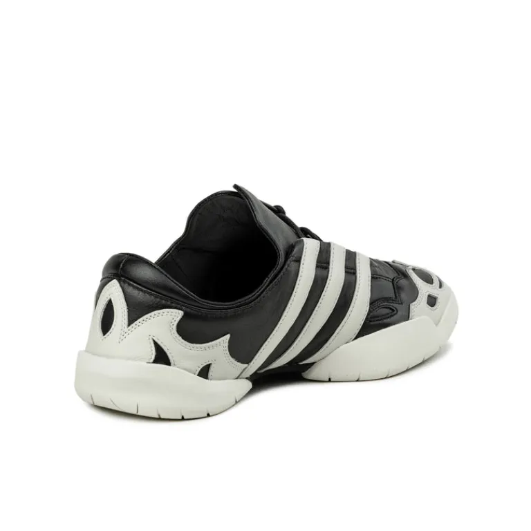 Leder Sneaker*Adidas Y-3 Regu 2002 Black / Aluminium / Aluminium