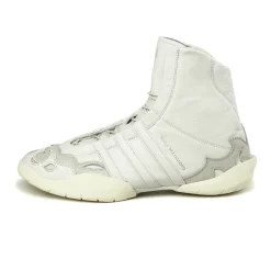 High-Top Sneaker|Leder Sneaker*Adidas Y-3 Regu 2002 Hi Orbit Grey / Aluminium / Cream White