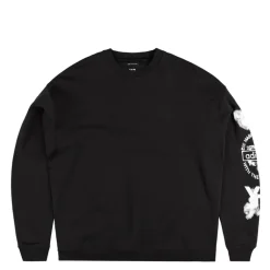 Crewnecks*Adidas Y-3 Y-3 Graphic Crew Sweatshirt Black