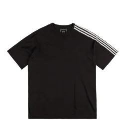 T-Shirts*Adidas Y-3 Y-3 3-Stripes Short Sleeve Tee Black