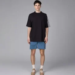 T-Shirts*Adidas Y-3 Y-3 3-Stripes Short Sleeve Tee Black