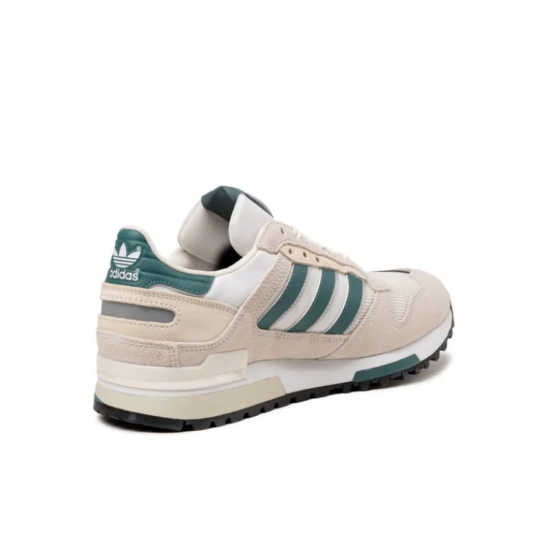 Leder Sneaker|Terrace Casual Sneaker*Adidas ZX 600 Crystal White /Preloved Teal / Clear White