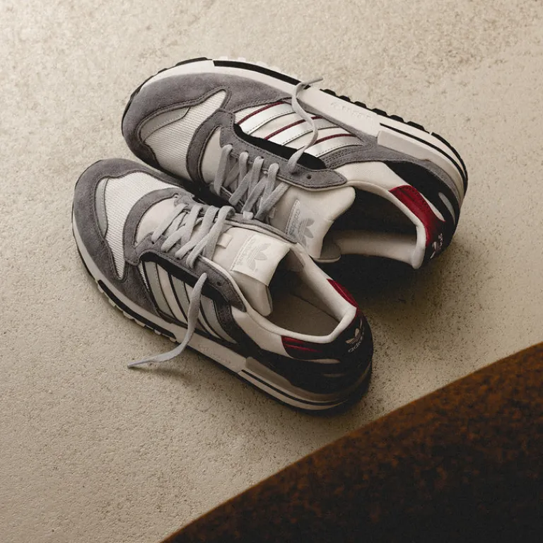 Leder Sneaker|Terrace Casual Sneaker*Adidas ZX 600 Dash Grey / Silver Metallic / Grey Two