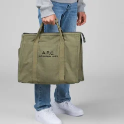 Taschen*A.P.C. Gym Bag Recuperation Kaki
