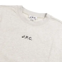 T-Shirts*A.P.C. x Asics T-Shirt Sky Heathered Light Grey