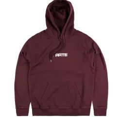 Hoodies*Arte Antwerp Arte Pixel Hoodie Bordeaux