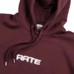 Hoodies*Arte Antwerp Arte Pixel Hoodie Bordeaux