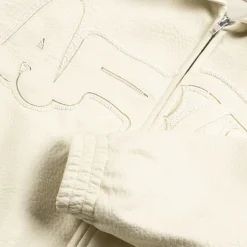 Jacken*Arte Antwerp Big Logo Leather Jacket Cream