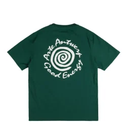 T-Shirts*Arte Antwerp Big Spiral Print T-shirt Green