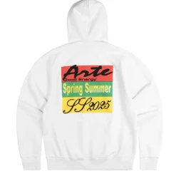 Hoodies*Arte Antwerp Energy Print Hoodie White