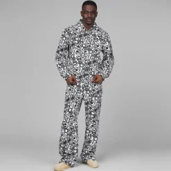 Hosen*Arte Antwerp Flowers Allover Pants Black / White