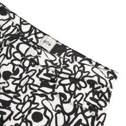 Hosen*Arte Antwerp Flowers Allover Pants Black / White