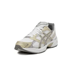 Weiße Sneaker|Retro Runner*Asics GEL-1130 White / Dried Leaf Green