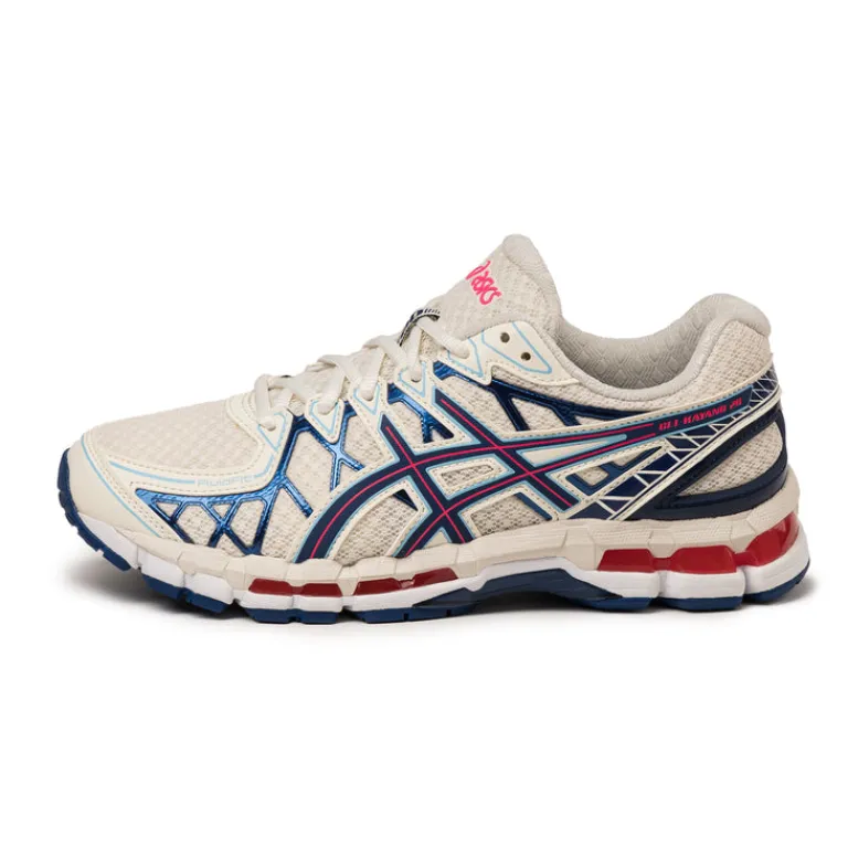 Vegane Sneaker|Retro Runner*Asics GEL-Kayano 20 Cream / Deep Marine