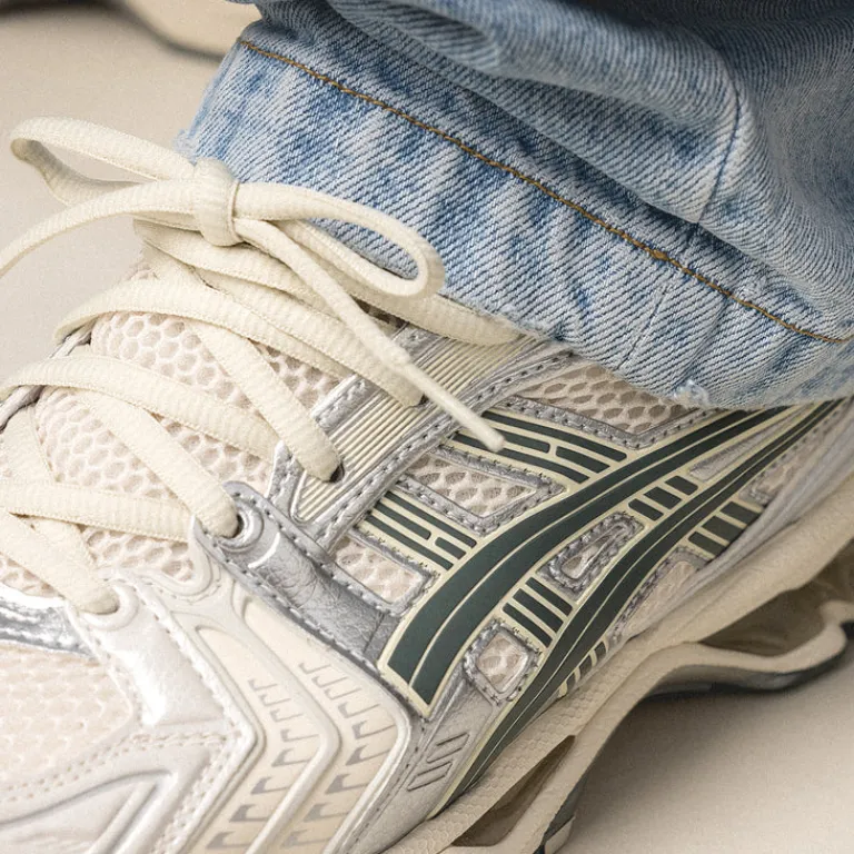 Vegane Sneaker|Retro Runner*Asics GEL-Kayano 14 Birch / Dark Pewter