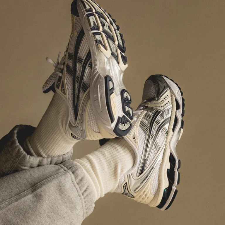 Vegane Sneaker|Weiße Sneaker*Asics GEL-Kayano 14 White / Midnight