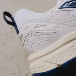 Vegane Sneaker|Weiße Sneaker*Asics GEL-Nunobiki White / Independence Blue