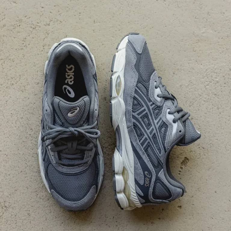 Leder Sneaker|Retro Runner*Asics GEL-NYC Steel Grey / Carrier Grey