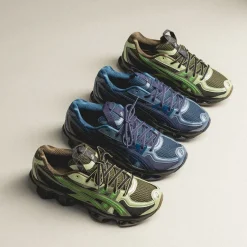 Retro Runner*Asics US5-S GEL-Quantum™ Kinetic Moss / Bamboo