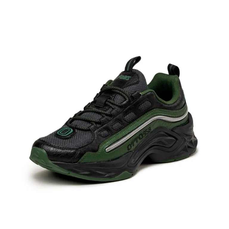 Leder Sneaker|Outdoor Sneaker*Asics x Otto 958 Protoblast-CMLVIII Green / Black