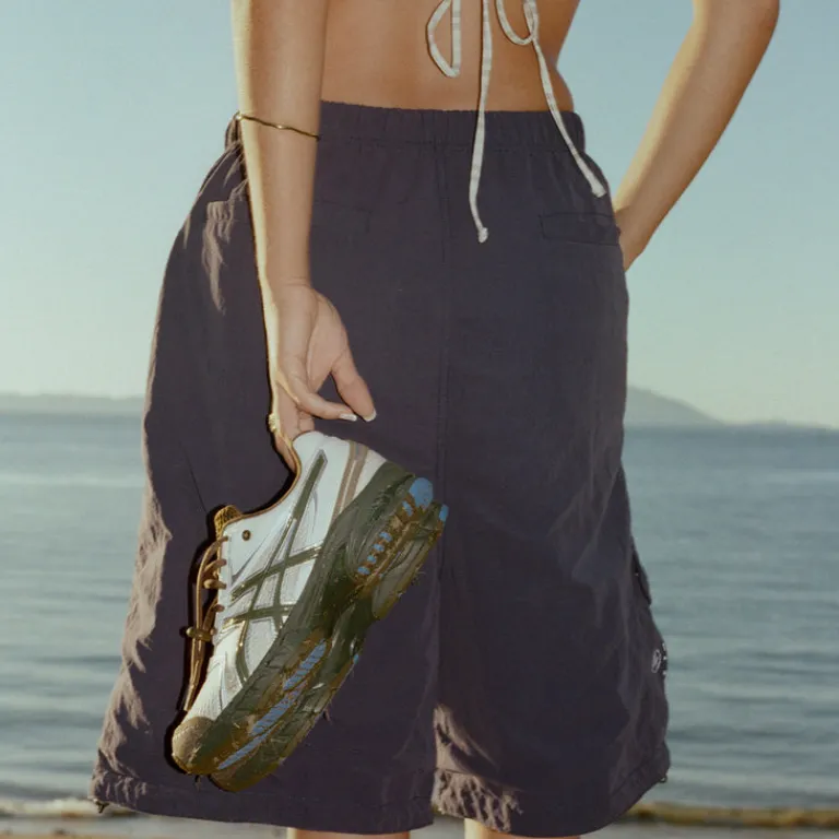 Retro Runner*Asics x Temptation Vacation GEL-DS Trainer 14 Cream / Olive Canvas