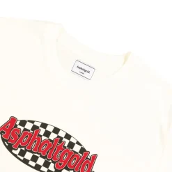 T-Shirts*Asphaltgold Checkerboard T-Shirt White