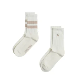 Socken*Asphaltgold Crew Socks *2-Pack* Off White / Beige