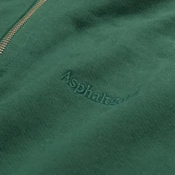 Crewnecks*Asphaltgold Essential Half Zip Sweater Racing Green