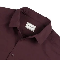 Hemden*Asphaltgold Essential Shirt Dark Bordeaux