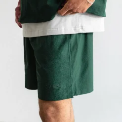 Shorts*Asphaltgold Essential Track Shorts Dark Green