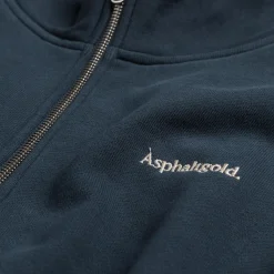 Crewnecks*Asphaltgold *Never Enough.* Half Zip Sweater Navy