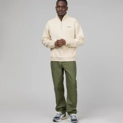 Crewnecks*Asphaltgold *Never Enough.* Half Zip Sweater Sand