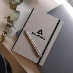 Bücher & Magazine*Asphaltgold Notebook Grey / Black