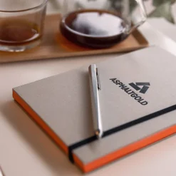 Bücher & Magazine*Asphaltgold Notebook Grey / Black