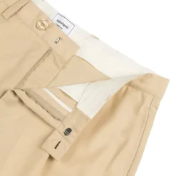 Shorts*Asphaltgold Pleated Shorts Sand