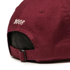 Caps & Bucket Hats*Asphaltgold Script Cotton Twill Cap Burgundy