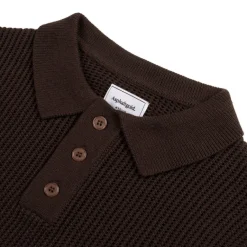 Knitwear|T-Shirts*Asphaltgold Summer of Joy Crochet Shirt Brown