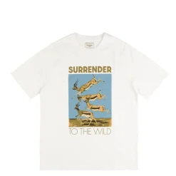 T-Shirts*Asphaltgold T-Shirt Gazelle Off White
