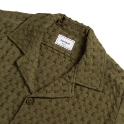 Hemden*Asphaltgold Waffle Shirt Olive