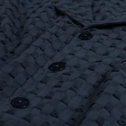 Hemden*Asphaltgold Waffle Shirt Navy