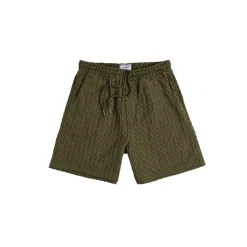 Shorts*Asphaltgold Waffle Shorts Olive