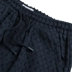 Shorts*Asphaltgold Waffle Shorts Navy