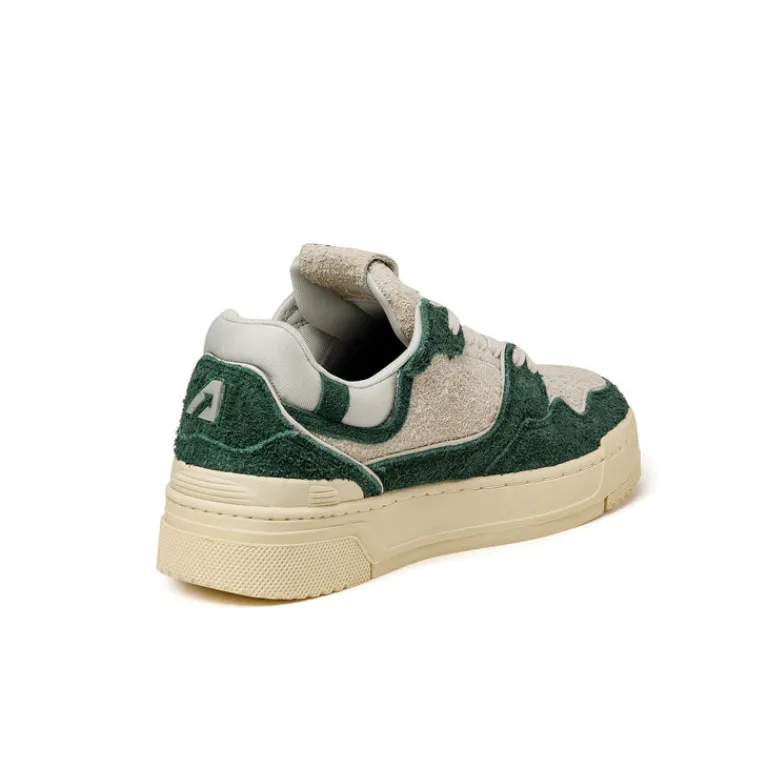 Leder Sneaker|Chunky Sneaker*Autry CLC W *Suede / Mesh* Cream / Bottle
